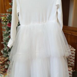 Elegant White Tulle Dress